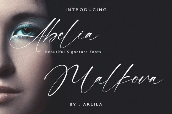 Abelia Malkova: A Script Handwritten Font That Makes Campaign Text Instantly Memorable
