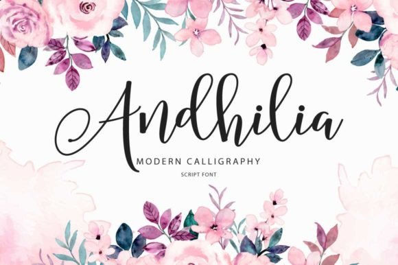 Andhilia: A Script Font for Creative Crafters and Designers