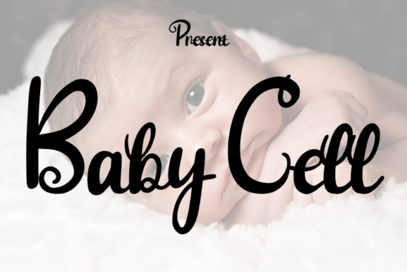 Baby Cell: A Script Font for Elegant Branding and Creative Design