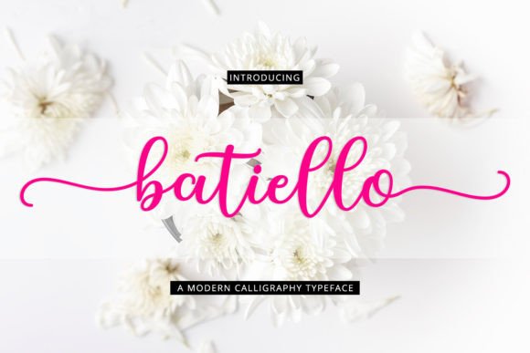 Batiello Script Font for Modern Web Design