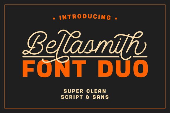 Bellasmith: A Script and Sans Font Duo for Handmade Creativity
