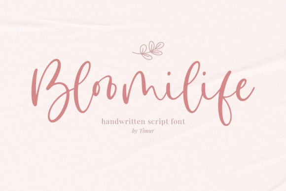 Bloomilife: A Script Font for Creative Branding and Design