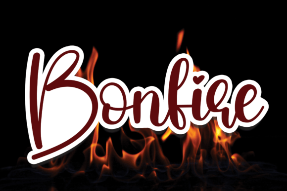 Bonfire: An Elegant Script Font for Real Business Branding