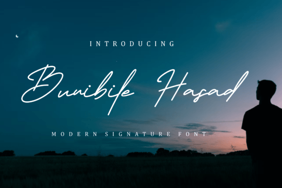 Bunibile Hasad: A Script Font That Breathes Life into Handmade Creations