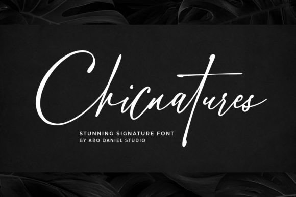 Chicnatures: A Signature Script Font for Elegant Brand Identity
