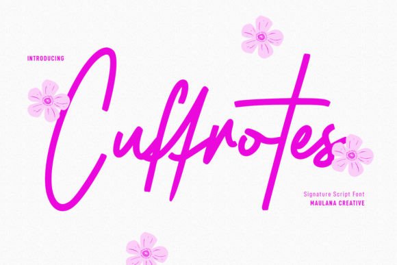 Cuffrotes: A Timeless Script Handwritten Font for Real Design Work