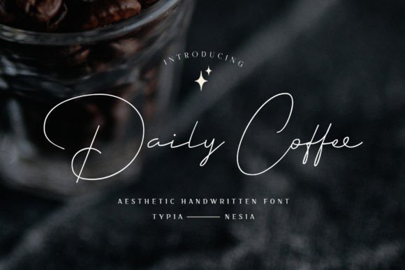 Daily Coffee – A Script Font for Editorial Design
