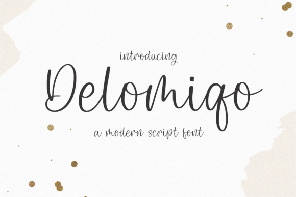 Delomiqo: A Modern Script Font for Small Business Branding