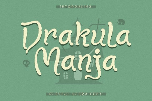 Drakula Manja – A Playful Scary Script Font for Creative Branding