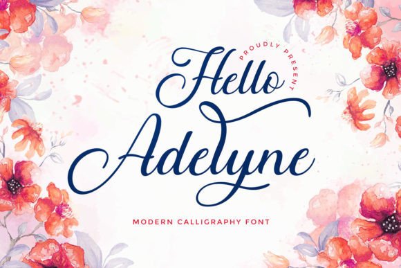 Hello Adelyne: A Modern Script Handwritten Font for Brand-First Design