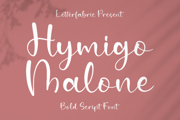 Hymigo Malone Script Font for Elegant Creative Campaigns