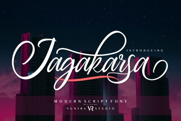Jagakarsa: A Script Font for Creative Branding
