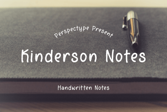 Kinderson Notes Script Handwritten Font for Makers