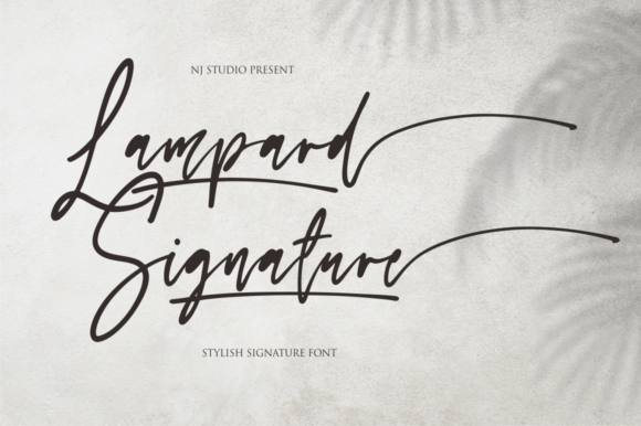 Lampard Signature Font for Elegant Digital Branding