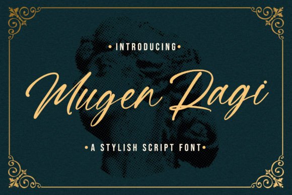 Mugen Ragi: A Modern Script Font for Handmade Creators