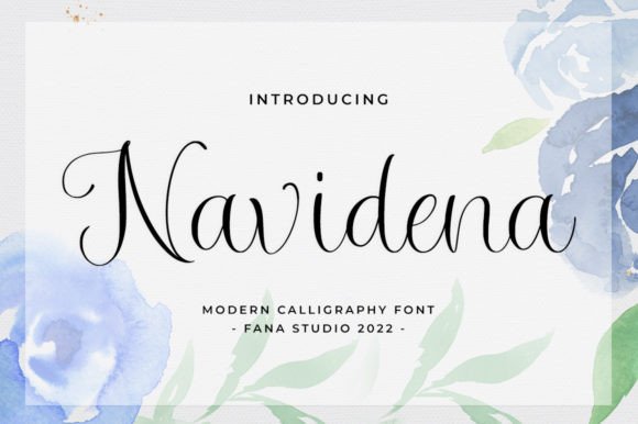 Navidena Script Font for Elegant Handmade Designs