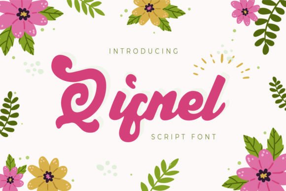 Qifnel: A Bold & Playful Script Handwritten Font for Makers