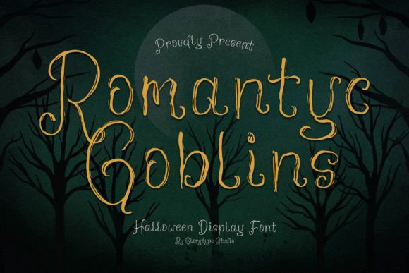 Romantyc Goblins – A Script Font for Handmade Magic
