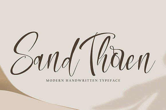 Sand Thoren: A Dazzling Script Font for Editorial Design