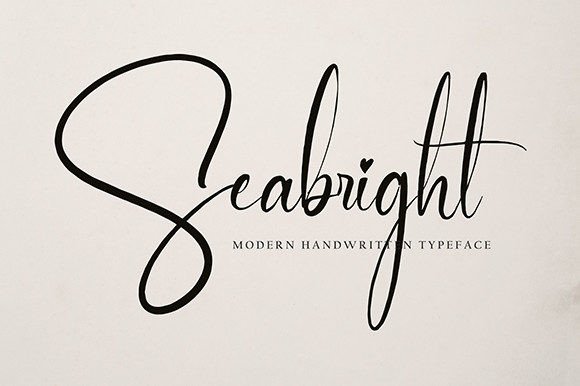 Seabright: A Script Font for Elegant Editorial Design