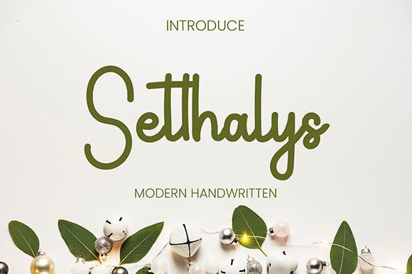 Setthalys: A Script Font That Elevates Your Digital Brand