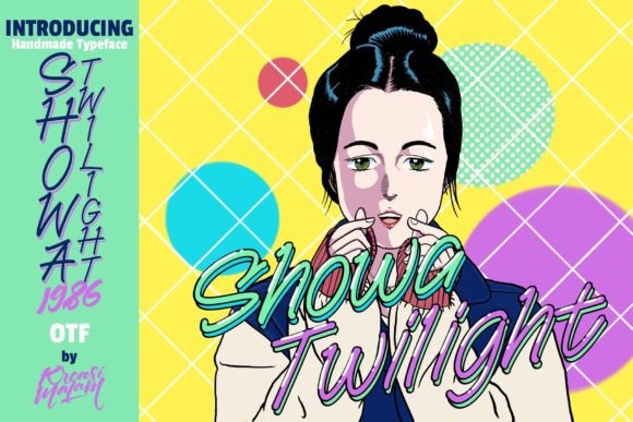 Showa Twilight: A Handmade Script Font for Real Branding