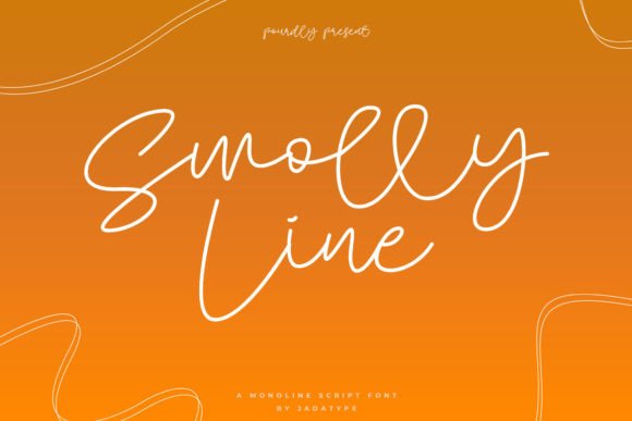 Smolly Line: A Timeless Script Handwritten Font for Designers