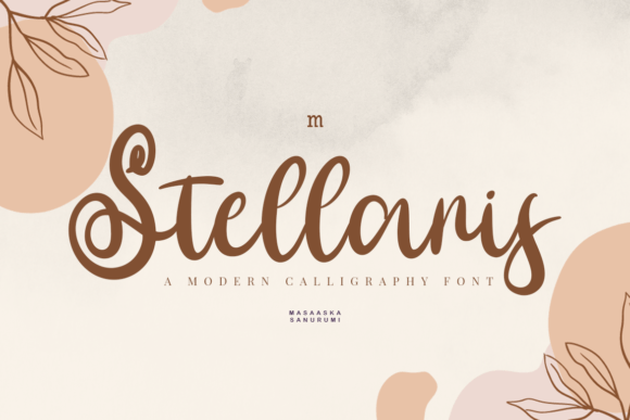 Stellaris: A Modern Script Font for Editorial Grace