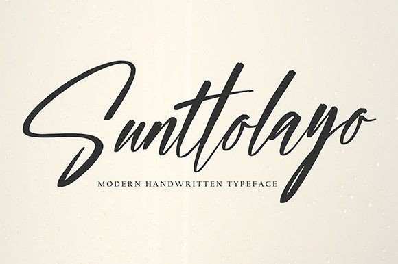 Sunttolayo: A Script Font for Creative Crafters and Printables