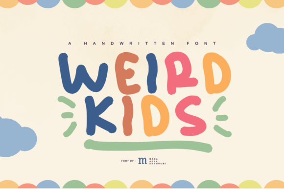 Weird Kids Font for Playful, Memorable Campaign Headlines