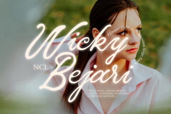 Wicky Bejari: A Dazzling Script Font for Scroll-Stopping Brand Content